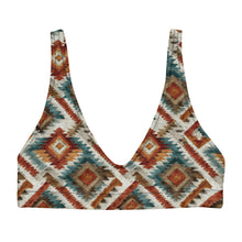 Load image into Gallery viewer, Baha Ranch Yeehaw Southwest Diamond Bikini Top
