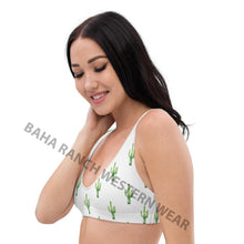Load image into Gallery viewer, Yeehaw Cactus Bikini Top
