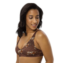 Load image into Gallery viewer, Yeehaw Leather &amp; Longhorns Bikini Top
