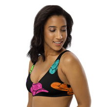 Load image into Gallery viewer, Yeehaw All Neon Hat Bikini Top
