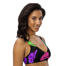 Load image into Gallery viewer, Yeehaw All Neon Hat Bikini Top
