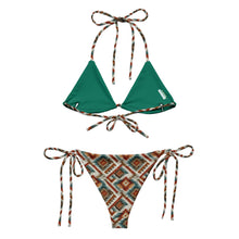 Load image into Gallery viewer, Baha Ranch Yeehaw Southwest Diamond String Bikini

