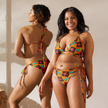 Load image into Gallery viewer, Yeehaw Orange String Bikini
