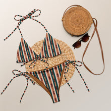 Load image into Gallery viewer, Yeehaw Cocoa Aztec String Bikini
