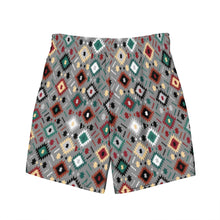 Load image into Gallery viewer, Yeehaw Gray Aztec Men's Swim Trunks
