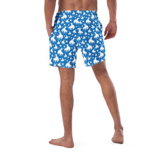 Load image into Gallery viewer, Yeehaw Blue Rodeo Cowboy Men's Swim Trunks
