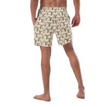 Load image into Gallery viewer, Baha Ranch Bullhead Skull Swim Trunks
