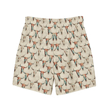 Load image into Gallery viewer, Baha Ranch Bullhead Skull Swim Trunks
