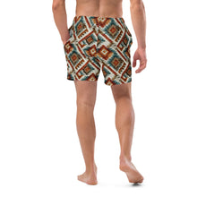 Load image into Gallery viewer, Baha Ranch Southwest Diamond Recycled Swim Trunks
