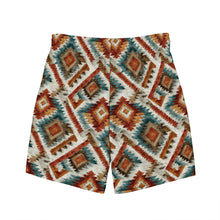 Load image into Gallery viewer, Baha Ranch Southwest Diamond Recycled Swim Trunks
