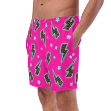 Load image into Gallery viewer, Yeehaw Leopard Lightning Men's Swim Trunks
