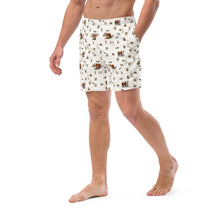 Load image into Gallery viewer, Baha Ranch YEEHAW Hereford Brands Swim Trunks
