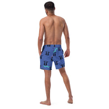Load image into Gallery viewer, Yeehaw Mullet Cowboy Men's Swim Trunks
