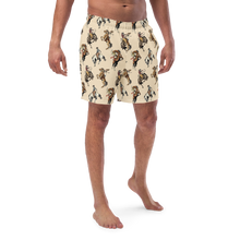 Load image into Gallery viewer, Yeehaw Vintage Cowgirl Men's Swim Trunks
