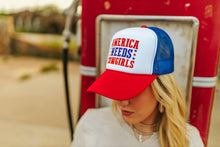Load image into Gallery viewer, America Needs Cowgirls Trucker Hat
