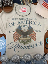 Load image into Gallery viewer, America's 250th Anniversary Graphic Tee
