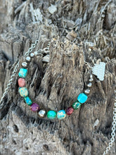 Load image into Gallery viewer, Sterling Silver Jasper Turquoise Bracelet
