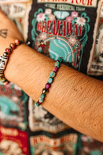 Load image into Gallery viewer, Sterling Silver Jasper Turquoise Bracelet
