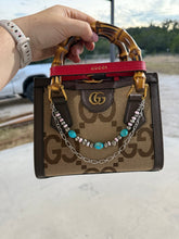 Load image into Gallery viewer, Authentic Pearl and Turquoise Purse Chain Set
