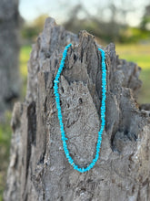 Load image into Gallery viewer, Authentic Turquoise Chips Beaded Necklace
