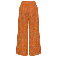 Load image into Gallery viewer, Baha Ranch Orange Paisley Bandana Wide Leg Pants
