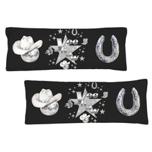 Load image into Gallery viewer, Baha Ranch Yeehaw Rhinestone Cowgirl Body Pillow Cover Made in America
