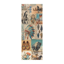 Load image into Gallery viewer, Baha Ranch Bohemian Southwest Floor Rug Runner Indoor 60" x 22" Made in America
