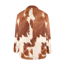Load image into Gallery viewer, Cowhide Print blazer
