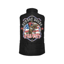 Load image into Gallery viewer, Cowboy Rodeo Patriot Men's Puffy Vest
