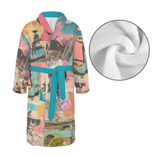 Load image into Gallery viewer, Baha Ranch Retro Pop Western Men's Robe
