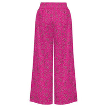Load image into Gallery viewer, Baha Ranch Pink Paisley Bandana Wide Leg Pants
