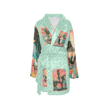 Load image into Gallery viewer, Baha Ranch Honky Tonk Kitsch Cowgal Miky Fleece Plush Robe
