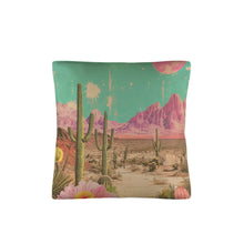 Load image into Gallery viewer, Baha Ranch Retro Pop Western Purple Mountain Desert Pillow Case Made in America
