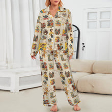 Load image into Gallery viewer, Vintage Cowgirl Collage Western Rodeo Pajamas
