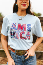 Load image into Gallery viewer, America Sequin Patch Tee
