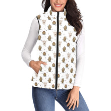 Load image into Gallery viewer, Cactus and Highland Cow Puffy Vest
