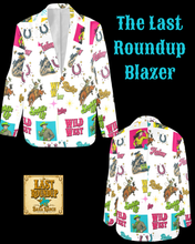 Load image into Gallery viewer, Baha Ranch The Last Roundup Western Rodeo Blazer in White
