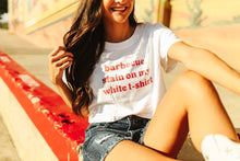 Load image into Gallery viewer, Barbecue Stain Boxy Crop Graphic Tee
