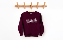 Load image into Gallery viewer, Youth Sport Writing Sweatshirt - Multiple Options
