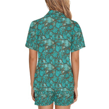 Load image into Gallery viewer, All Turquoise Women's Pajama Set
