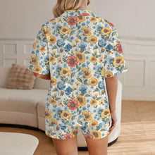 Load image into Gallery viewer, Baha Ranch Mexican Floral Women's Pajama Set Made in America
