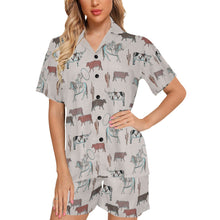 Load image into Gallery viewer, Cattle Drive Women&#39;s Western Pajama Set
