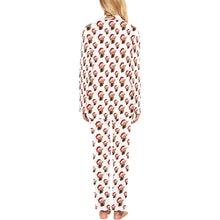 Load image into Gallery viewer, Highland Christmas Cow Women&#39;s Western Pajama Set
