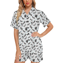 Load image into Gallery viewer, Cattle and Brands Women&#39;s Western Pajama Set
