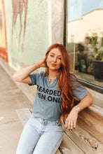 Load image into Gallery viewer, Bearded Men Only Raw Cut V-neck Graphic Tee
