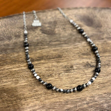 Load image into Gallery viewer, Black Onyx Eclipse Beaded Necklace
