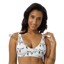 Load image into Gallery viewer, Yeehaw Bullhead Cactus Bikini Top
