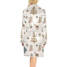 Load image into Gallery viewer, Christmas Spirit Fleece Robe
