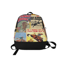 Load image into Gallery viewer, Vintage Rodeo Poster Backpack

