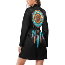 Load image into Gallery viewer, Dream Catcher Women&#39;s Belted Satin Feel Dressing Lounge Robe
